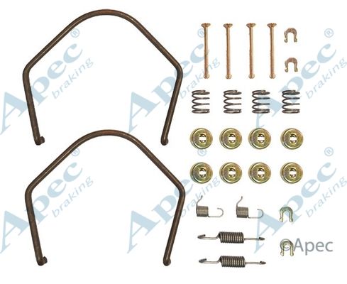 APEC BRAKING priedų komplektas, stabdžių trinkelės KIT952